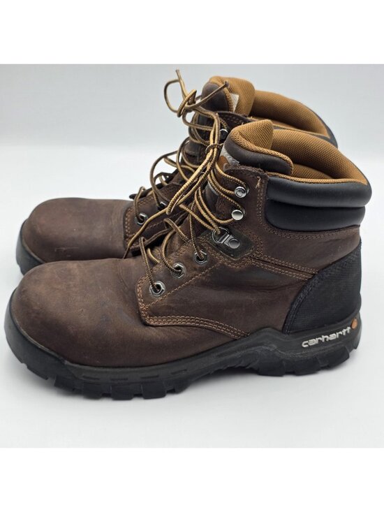 Carhartt CWF5355 Work Boots Womens 8.5 Brown Nubuck Steel Toe Slip Resistant main image 6